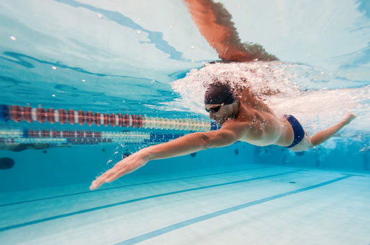swimmer in a pool